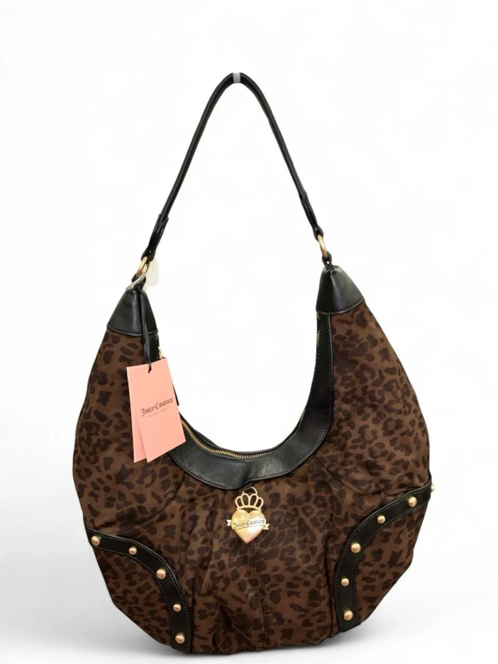 Juicy Couture “Retro Glam Hobo/Coho” Bag, Chocolate Leopard